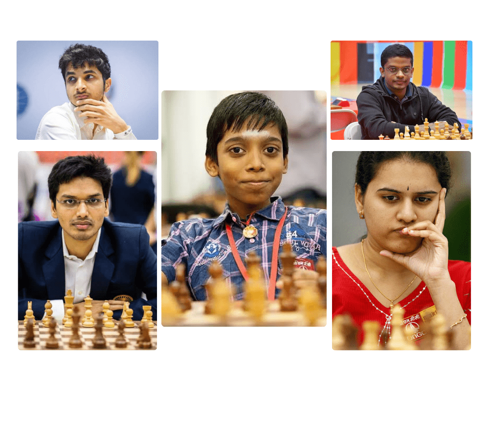 TOP 5 CHESS PLAYERS OF INDIA