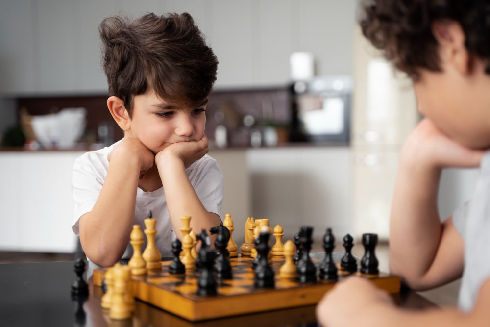 Explore the top 10 benefits of introducing chess to your kids.